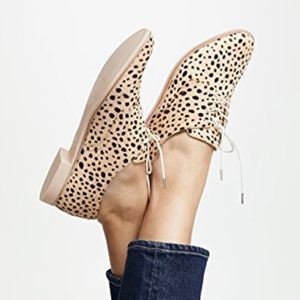 Dolce Vita size 9 kyle lace up oxfords in leopard leather